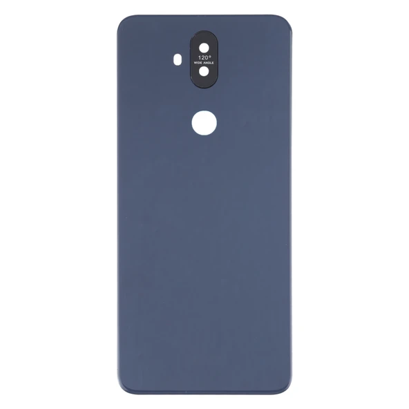 Asus Zenfone 5 Lite ZC600KL Uyumlu Mavi Çim Malzemeli Arka Kapak ve Kamera Lens Kapağı - 2