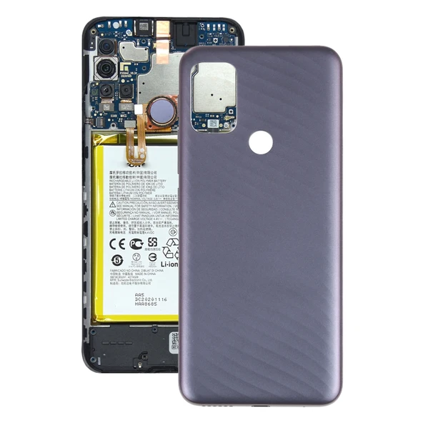 Motorola Moto G10 XT2127-2 Arka Kapak Kılıfı Gri