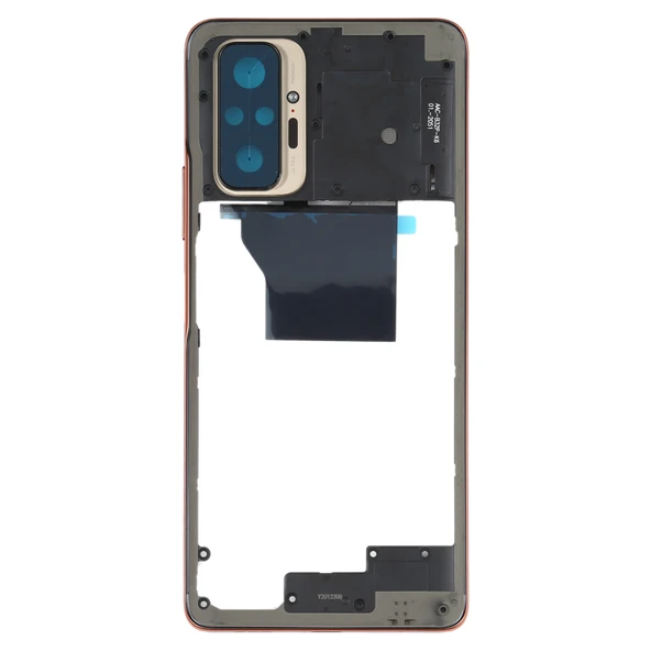 Xiaomi Redmi Note 10 Pro Max Orijinal Orta Çerçeve Çerçeve Plakası Altın - 3