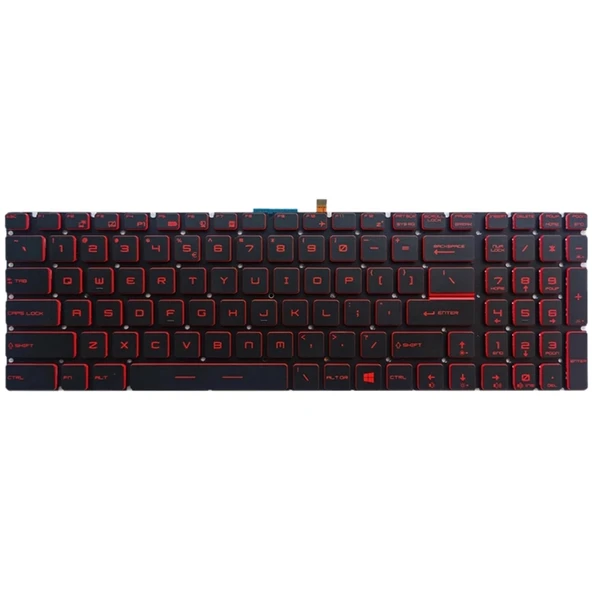 MSI GT Serisi US Versiyon Klavye Kırmızı Arka Işıklı - 2