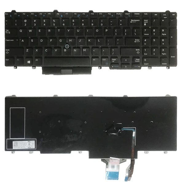 Dell Latitude E5550 5570 5580 5590 Precision 3510 3520 3530 7510 7520 7530 7710 7720 U S Versiyon Klavye SPS1687