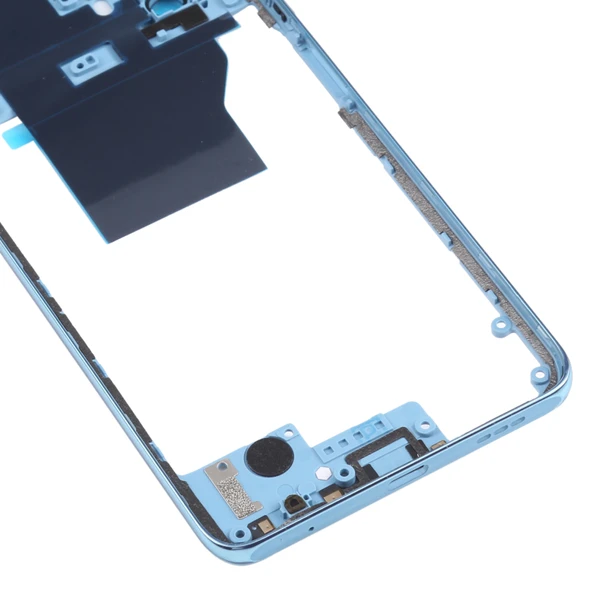 Xiaomi Redmi Note 10 Pro Max Pro Orta Çerçeve Çerçeve Plakası Mavi - 5