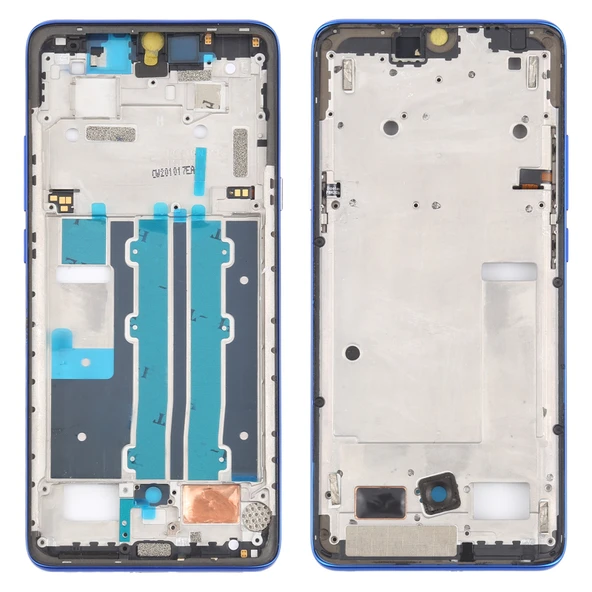 TCL 10 Plus T782H Ön Kasa LCD Çerçeve Plakası Mavi