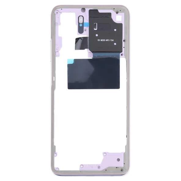 Xiaomi Redmi Note 10S Orta Çerçeve Çerçeve Plakası Mor - 3