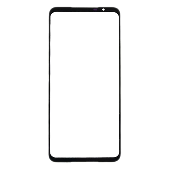 Asus ROG Phone 5 Uyumlu Ön Ekran Dış Cam Lens Siyah - 2