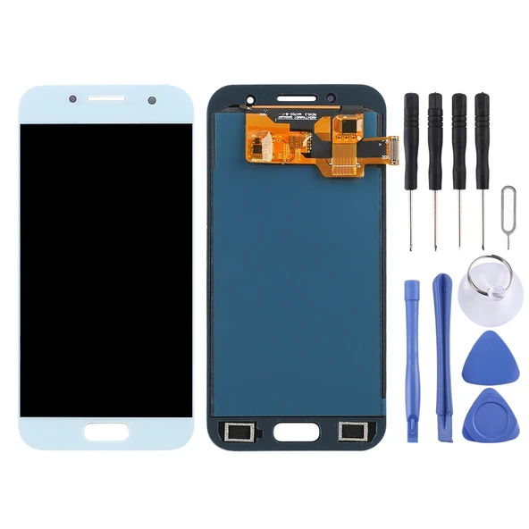 Samsung Galaxy A3 2017 Mavi TFT LCD Ekran ve Dokunmatik Panel Komple Set - 2