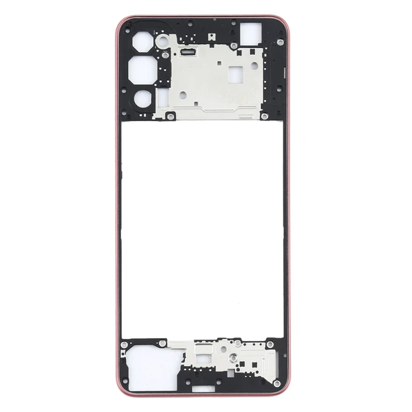 OPPO Reno4 5G Siyah Arka Kapak Çerçevesi - 2