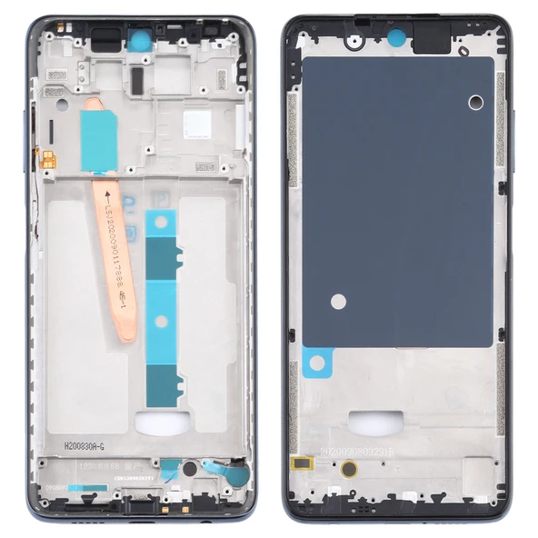 Xiaomi Poco X3 ve Poco X3 NFC Ön Gövde LCD Çerçeve Siyah