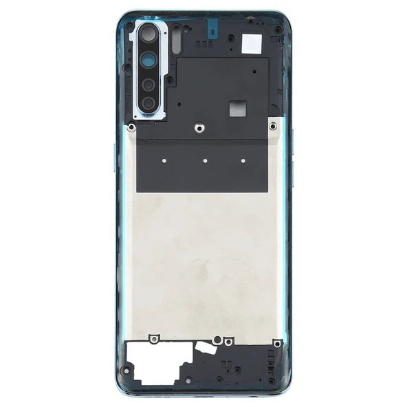 OPPO A91 F15 Arka Kapak Çerçevesi Bebek Mavisi - 2