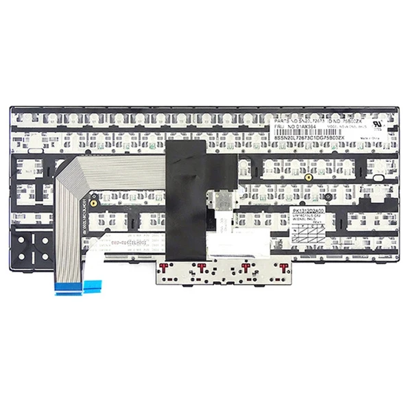 Lenovo Thinkpad T470 İçin ABD Versiyonu Klavye - 3
