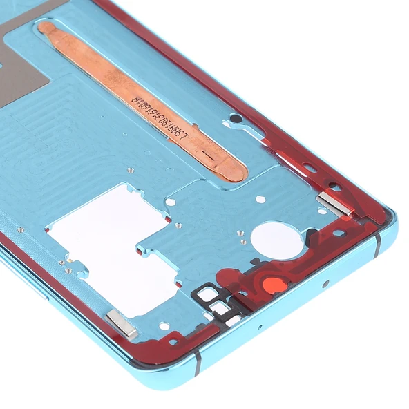 Huawei P30 Pro Ön Gövde LCD Çerçeve Bezel Plakası Yan Tuşlu Twilight - 5