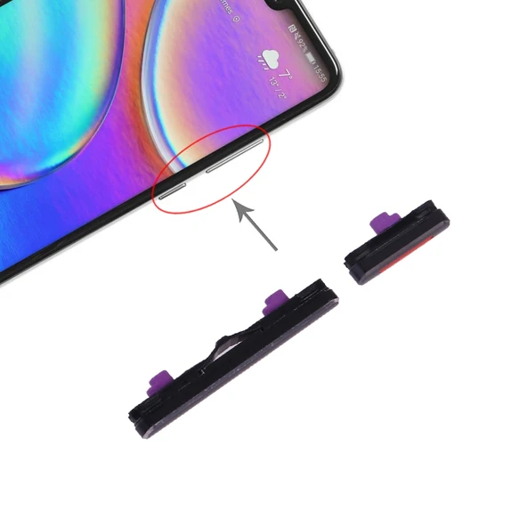 Huawei P20 Yan Tuşlar Siyah - 5