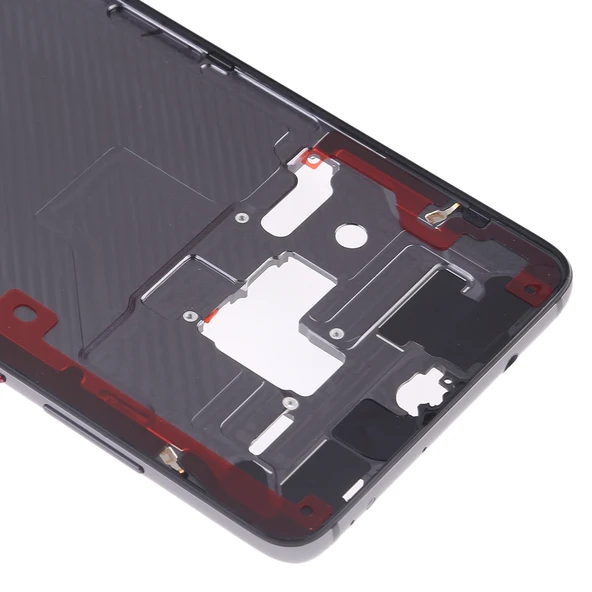 Huawei Mate 20 Ön Gövde LCD Çerçeve Plakası Yan Tuşlu Siyah - 5