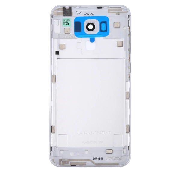 Asus ZenFone 3 Max ZC553KL Uyumlu Gri Alüminyum Arka Pil Kapağı - 3