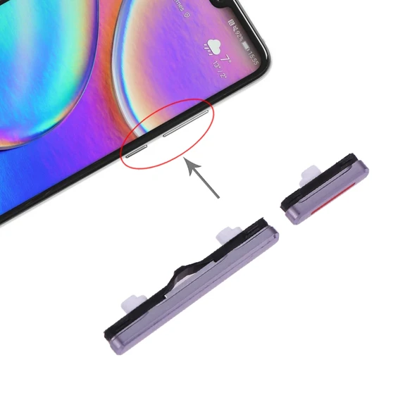 Huawei P20 Yan Tuşlar Mor