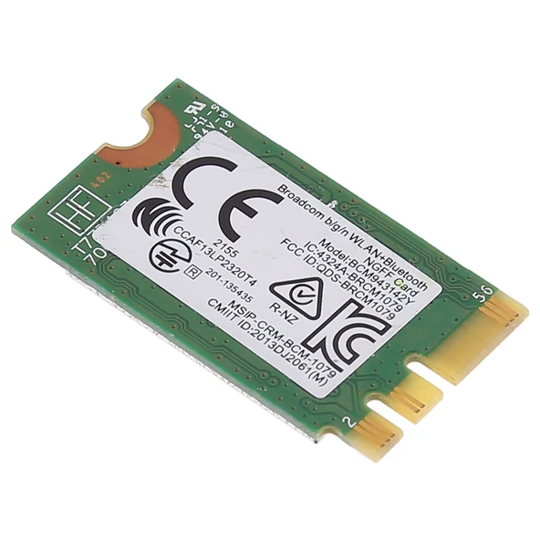 BCM943142Y M2 NGFF Kablosuz Ağ Kartı 150Mbps 80211bgn Bluetooth 40 - 3