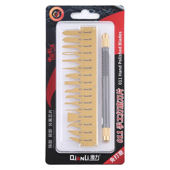 QIANLI 011 Çok Fonksiyonlu CPU IC Yapıştırıcı Temizleme Bıçağı İnce Bıçak Anakart BGA Çip Yapıştırıcı Temizleme Bıçağı - 6