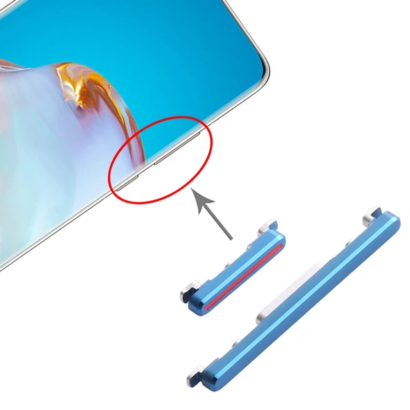Huawei P40 Pro Mavi Güç ve Ses Kontrol Butonu