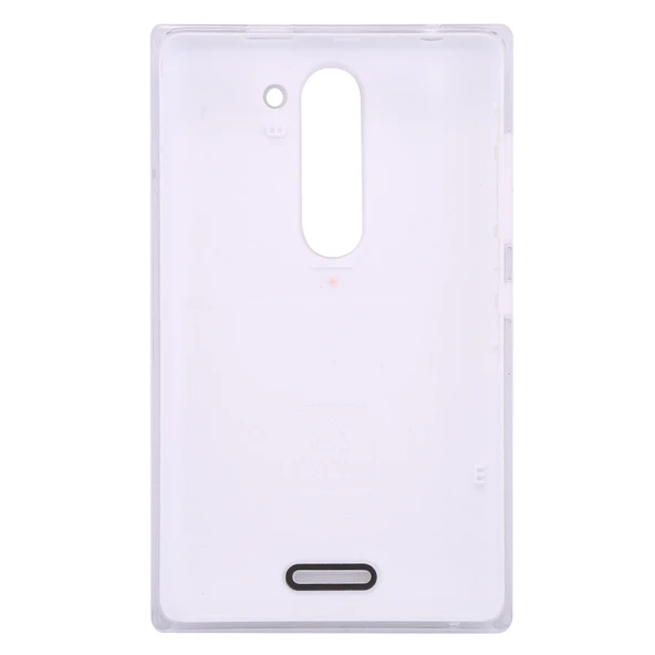 Nokia Asha 502 Çift SIM Beyaz Batarya Arka Kapak - 3
