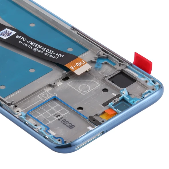 Huawei Honor 10 Lite Mavi Çerçeveli LCD Ekran ve Dokunmatik Panel Komple Set - 4