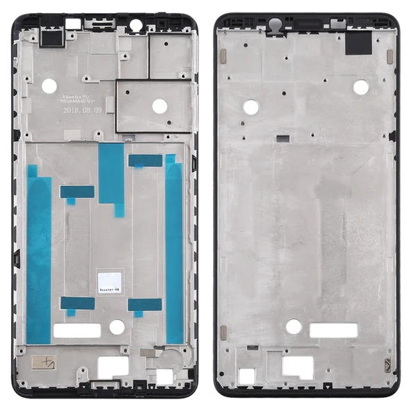 Nokia 3.1 Plus Orta Çerçeve Çerçeve Plakası Siyah