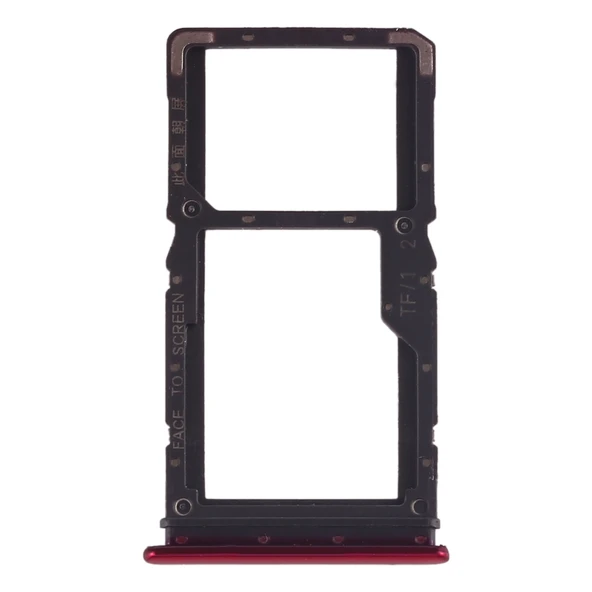 Xiaomi Redmi Note 7 ve Redmi Note 7 Pro Kırmızı SIM Kart ve Micro SD Kart Tepsisi - 2
