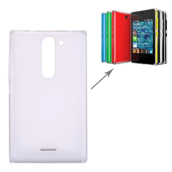 Nokia Asha 502 Çift SIM Beyaz Batarya Arka Kapak - 8