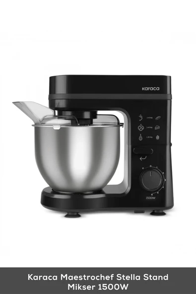 Maestrochef Stella Stand Mikser Siyah 1500w 5 Litre - 3