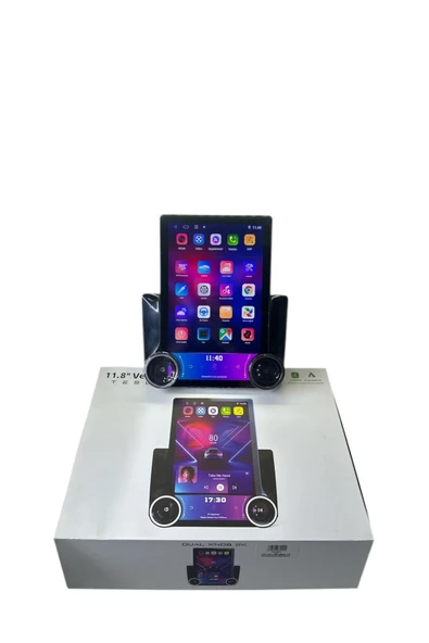 FOR-X DUAL KNOB 2K TESLA EKRAN TÜM 9 VE 10 İNÇ ÇERÇEVELERE UYUMLU PROFESYONEL MULTİMEDİA - Resim 3