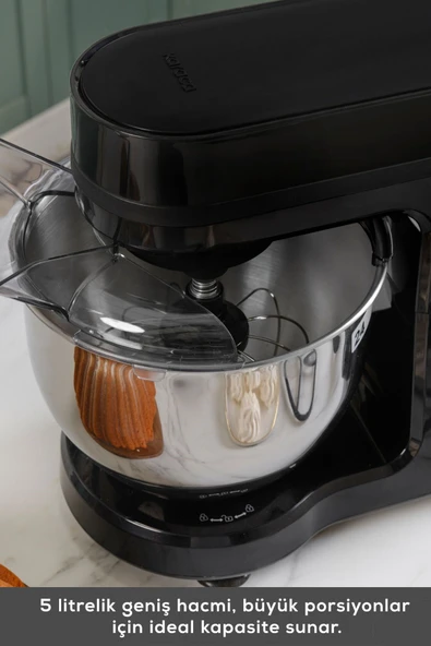 Maestrochef Stella Stand Mikser Siyah 1500w 5 Litre - 6