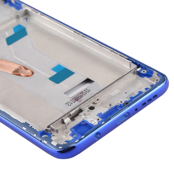 Xiaomi Redmi K30 5G Ön Gövde LCD Çerçeve Bezel Plakası Mavi - 5