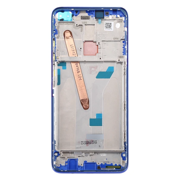 Xiaomi Redmi K30 5G Ön Gövde LCD Çerçeve Bezel Plakası Mavi - 2