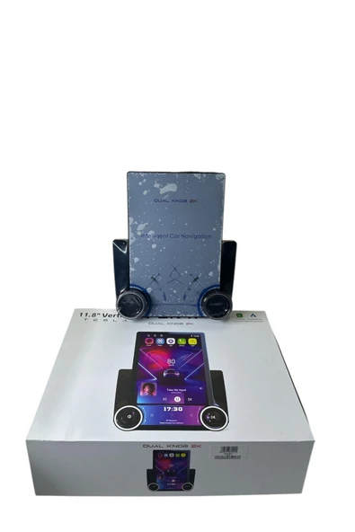 FOR-X DUAL KNOB 2K TESLA EKRAN TÜM 9 VE 10 İNÇ ÇERÇEVELERE UYUMLU PROFESYONEL MULTİMEDİA ürün görseli 1