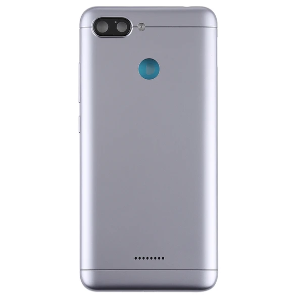 Xiaomi Redmi 6 Uyumlu Gri Yan Tuşlu Arka Kapak - 2