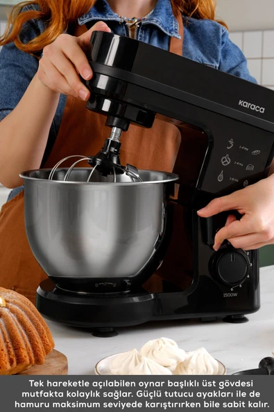 Maestrochef Stella Stand Mikser Siyah 1500w 5 Litre - 8