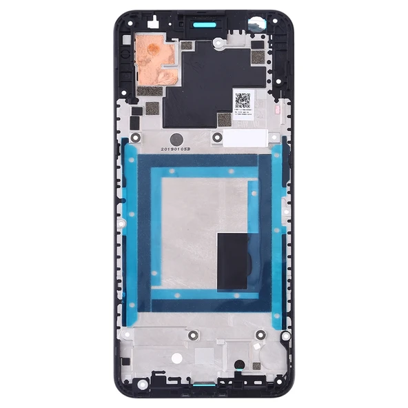 Google Pixel 3a Ön Gövde LCD Çerçeve Siyah - 2
