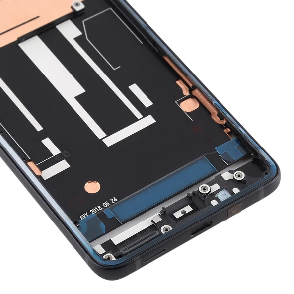 HTC U11 Plus Orta Çerçeve Çerçeve Plakası Siyah - 4
