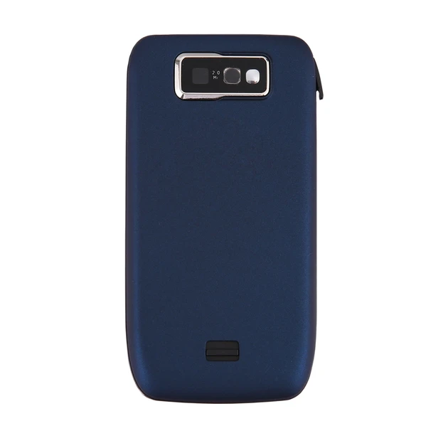 Nokia E63 Tam Kasa Kapak Seti Koyu Mavi Ön Kapak Orta Çerçeve Pil Arka Kapak Klavye - 3