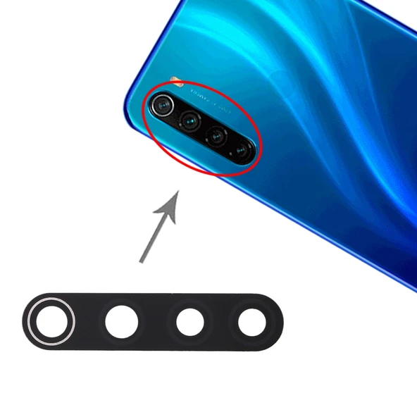 Xiaomi Redmi Note 8 Arka Kamera Lens Seti 10 Adet - 5