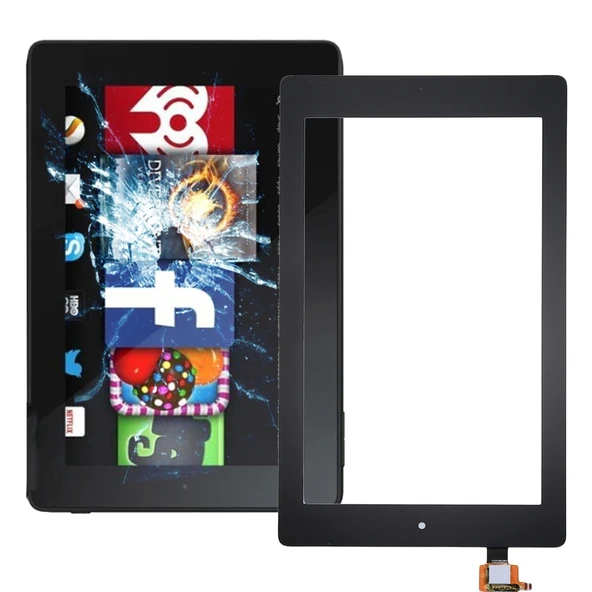 Amazon Kindle Fire HD 7 2017 Uyumlu Siyah Dokunmatik Panel Digitizer