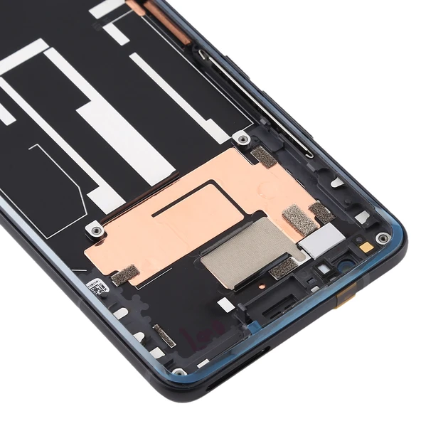 HTC U11 Plus Orta Çerçeve Çerçeve Plakası Siyah - 5