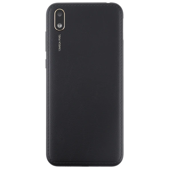 Huawei Y5 2019 Siyah Arka Kapak Pil Kapağı Kamera Lensli Yan Tuşlu - 2