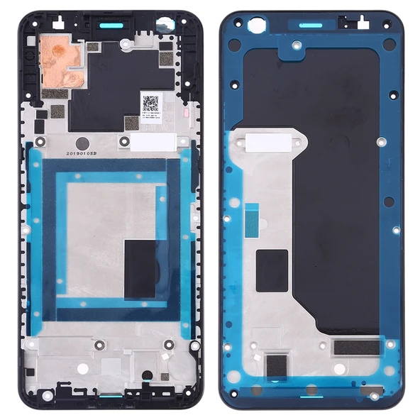 Google Pixel 3a Ön Gövde LCD Çerçeve Siyah