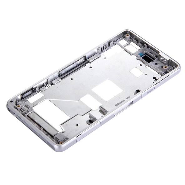 Sony Xperia Z1 Compact D5503 Ön Gövde LCD Çerçeve Beyaz - 4