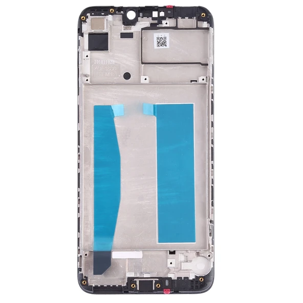 Asus Zenfone Max M2 ZB633KL Orta Çerçeve Çerçeve Plakası Siyah - 2