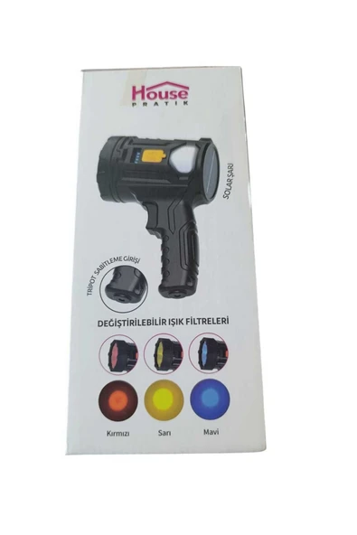 House Pratik Solar Şarjlı El Feneri HP76 - 2