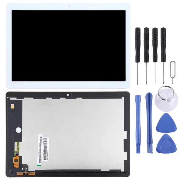 Huawei MediaPad T3 10 AGS-L03 AGS-L09 AGS-W09 Beyaz LCD Ekran ve Dokunmatik Panel - 2