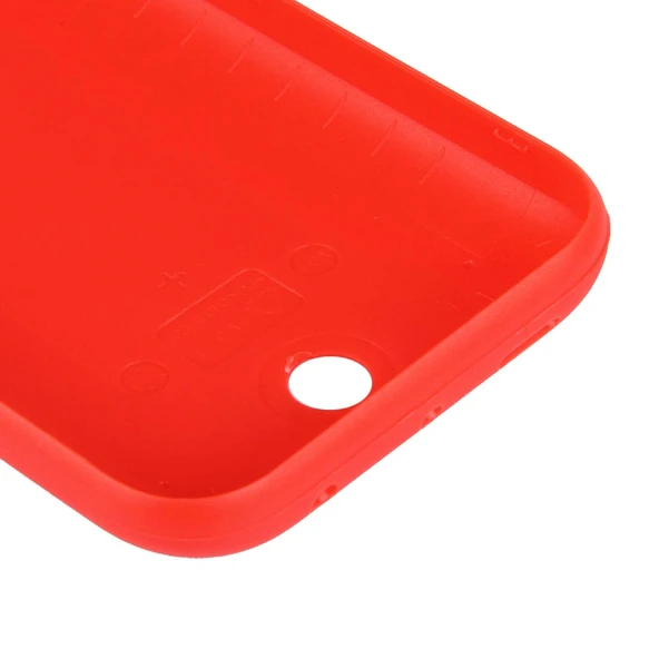 Nokia 225 Kırmızı Plastik Arka Kapak - 5