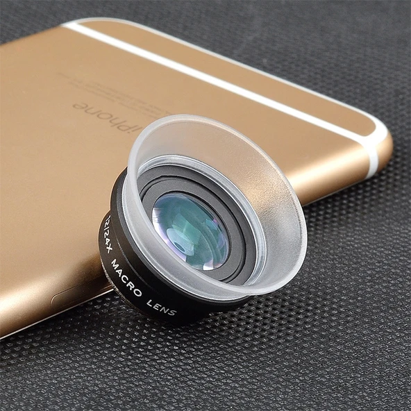 APEXEL APL-24X-H 2'si 1 Arada Evrensel Dış 12X ve 24X Makro Telefon Lensi ve Lens Kapağı - 11