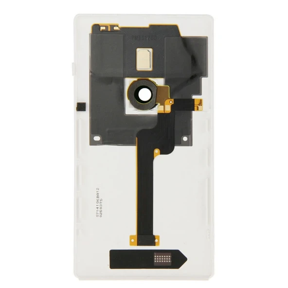 Nokia Lumia 925 Beyaz Pil Arka Kapak Flex Kablolu - 3